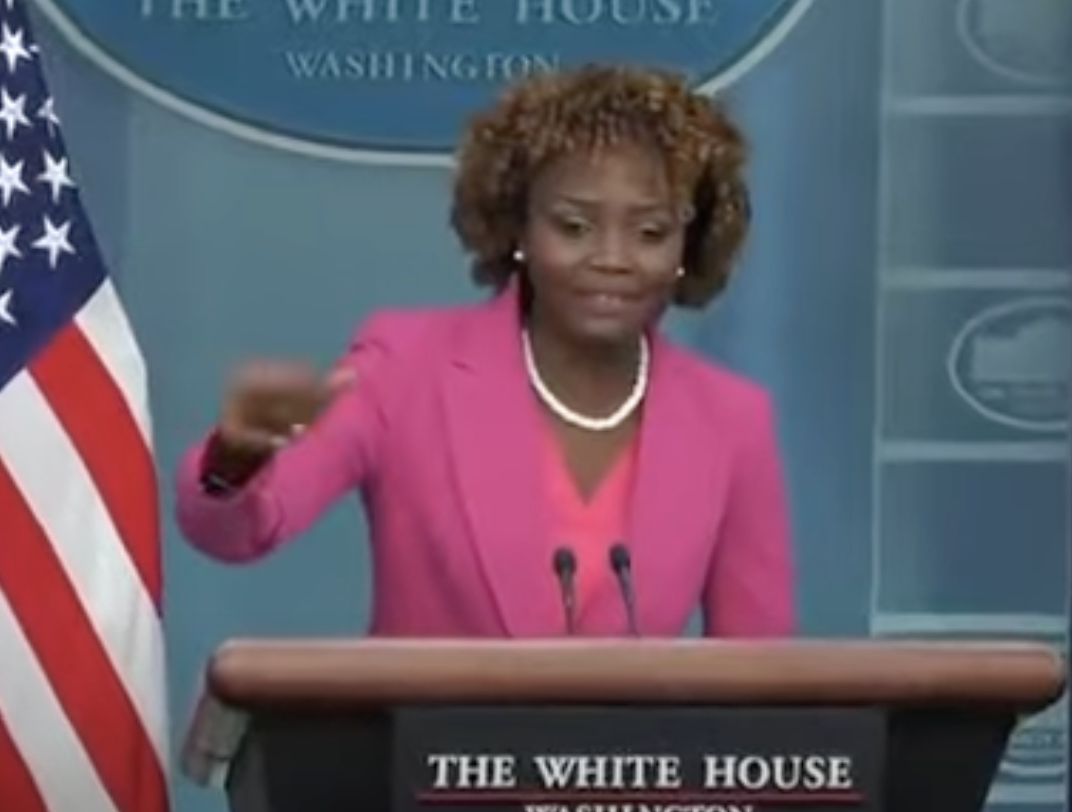 WATCH: Jean-Pierre Makes Statement on Biden Serving Full 8 Years That She Immediately Regrets