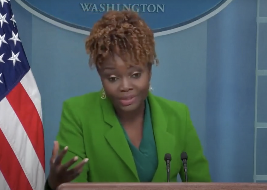 WATCH: Karine Jean-Pierre Claims Border Crisis Is ‘90%’ Solved as Biden Deploys Troops