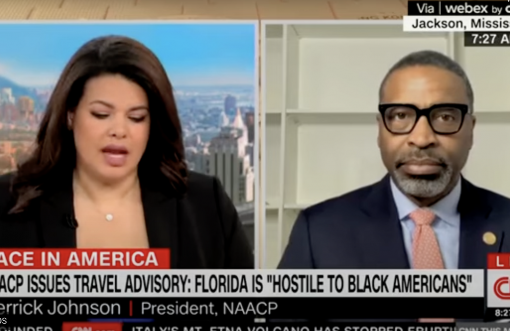WATCH: NAACP President Confronted With Data Contradicting Florida ‘Travel Advisory’ for Blacks
