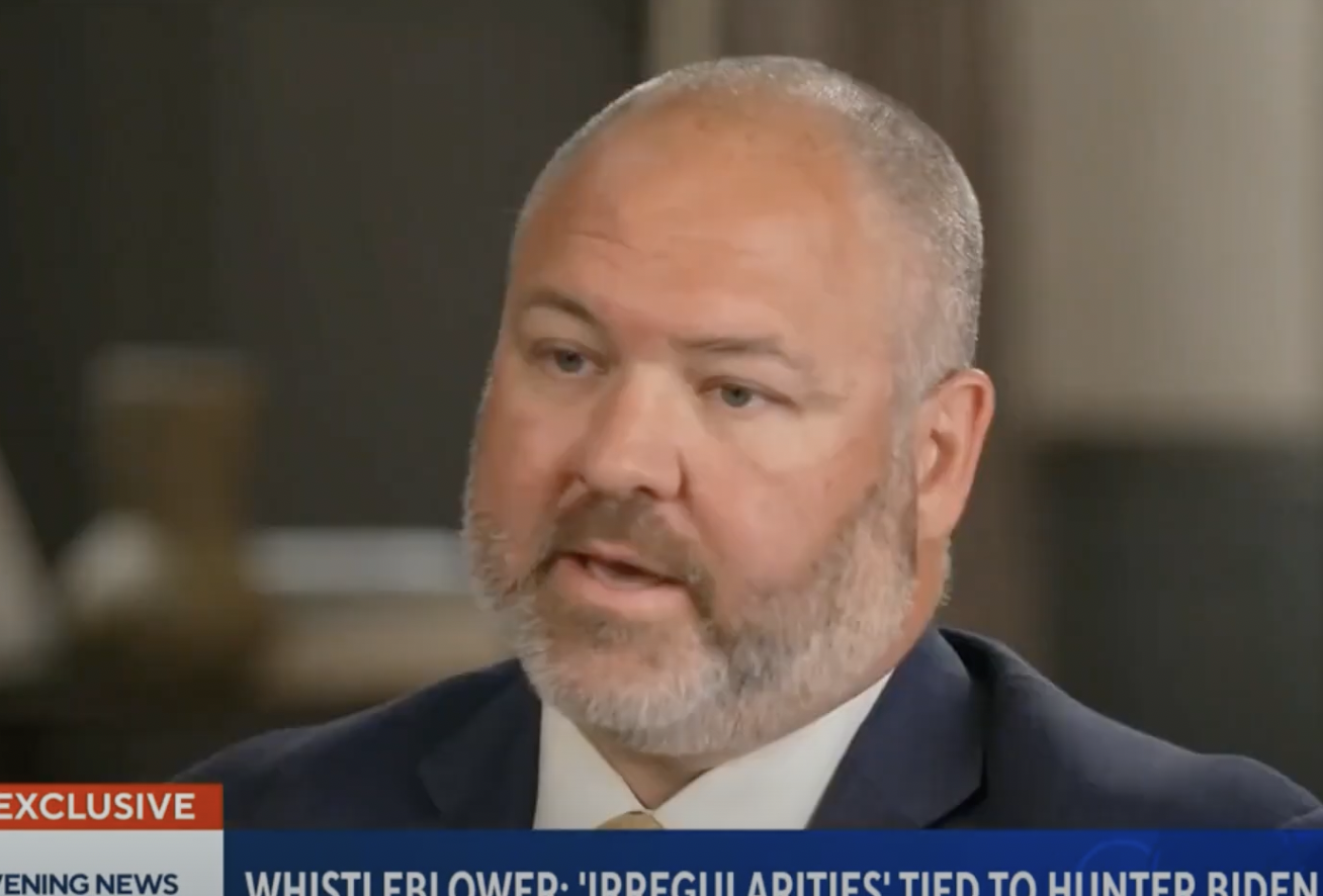 WATCH: IRS Whistleblower Says DOJ Intervened To Slow-Walk Hunter Probe