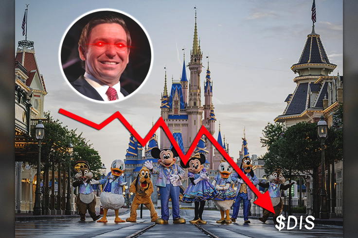 Disney Stock Down 33 Percent Since CEO Instigated Feud with DeSantis