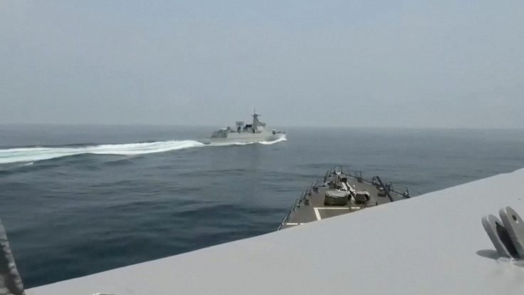 WATCH: US Military Releases Video of ‘Unsafe Interaction’ With Chinese Warship Near Taiwan
