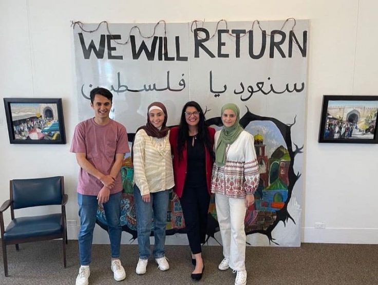 Dem Rep Attended Art Show Celebrating Palestinian Terrorists and Calling for Destruction of Israel, Photos Show