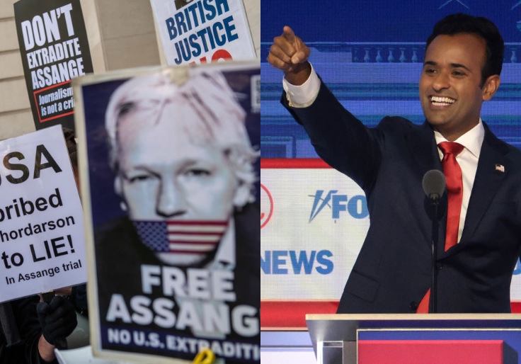 Vivek Ramaswamy Pledges To Pardon Julian Assange, Anti-American Publisher of US Secrets