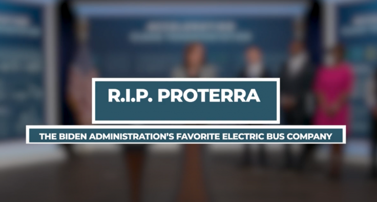 WATCH: RIP Proterra, Biden's Favorite EV Company