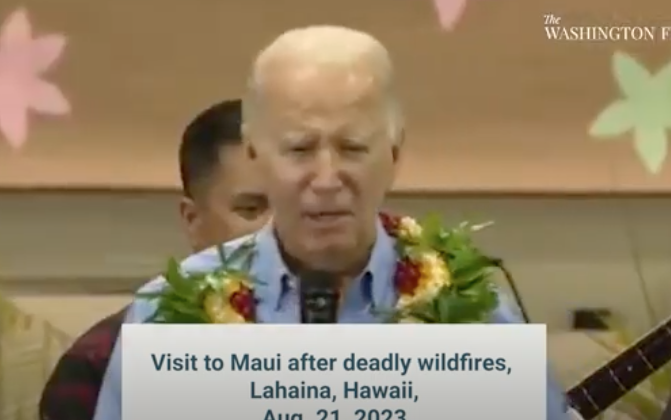 WATCH: Biden Makes National Tragedies About Himself for 2 Minutes