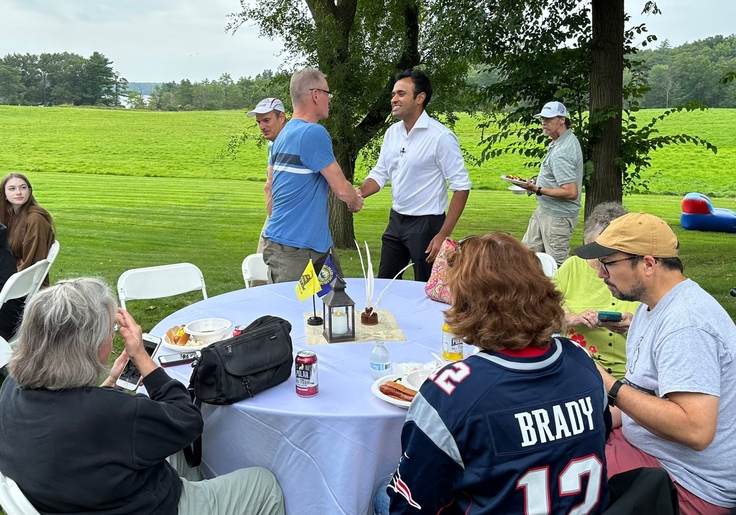 Ramaswamy Campaign Chairman, a 9/11 Truther, Welcomed Candidate to Granite State on Eve of Sept. 11 Anniversary