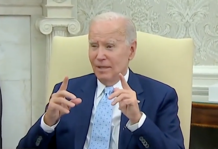 WATCH: Biden Says He’s Building Border Wall Against His Will