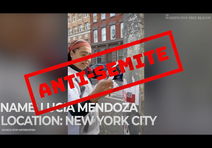 WATCH: Meet the Anti-Semites Tearing Down Posters of Kidnapped Israeli Kids