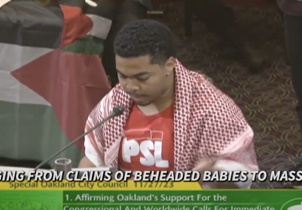 WATCH: Oakland City Council Meeting Devolves Into Anti-Semitism, Denial of Hamas Massacre