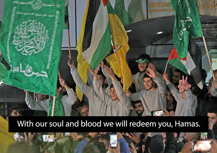 WATCH: Israeli Child Hostages Greeted With Hugs and Prayers, Hamas Convicts Celebrate Release With Calls for Jewish Blood