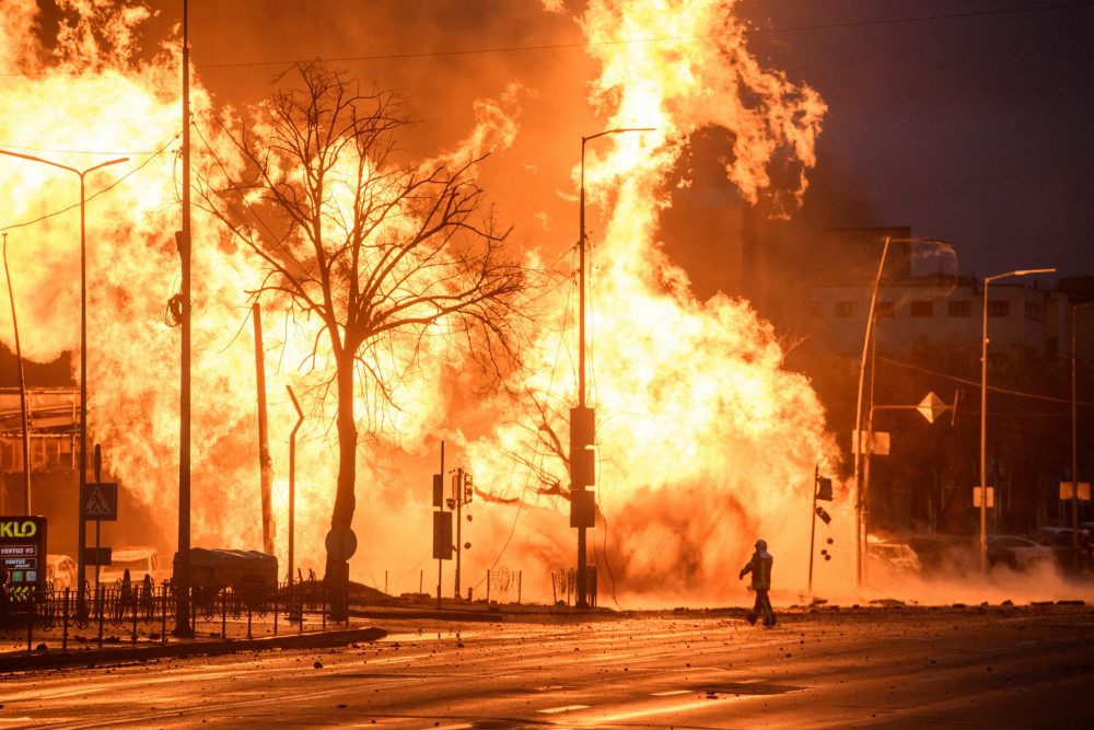Russia Pounds Ukraine With Missile and Drone Attack