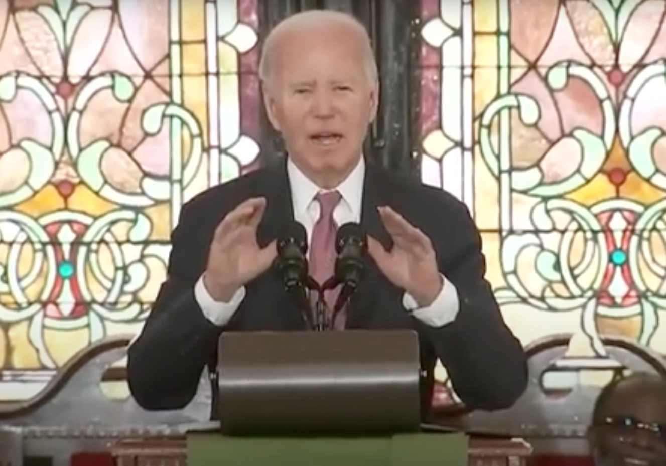 WATCH: Pro-Palestinian Hecklers Shout Down Biden During Speech