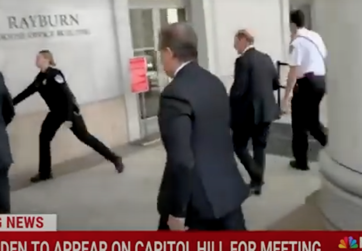 WATCH: Hunter Crashes, Flees House Hearing