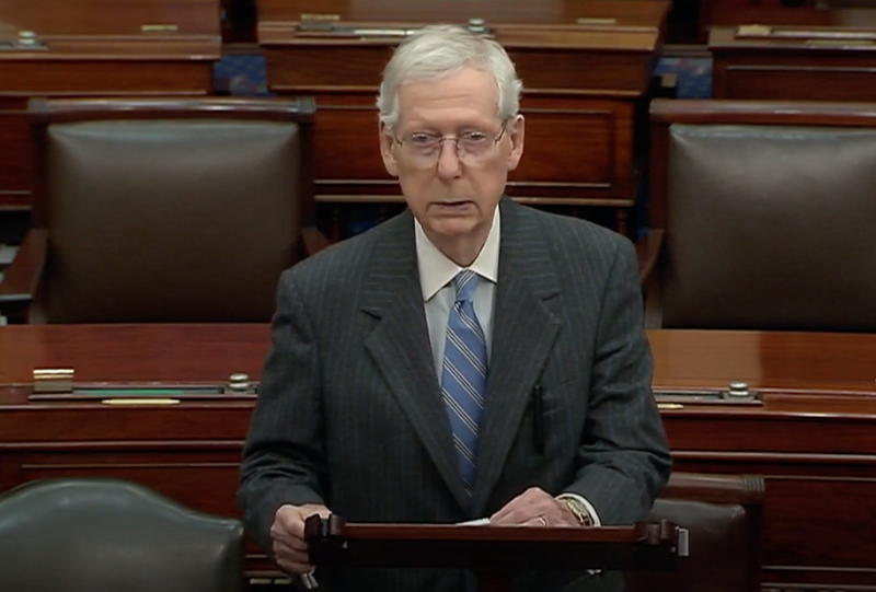 'Bad for America': McConnell Slams Biden Admin After It Halts Natural Gas Project