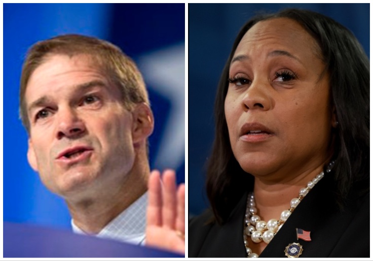 Jim Jordan Subpoenas Embattled Georgia DA Fani Willis Following Free Beacon Report