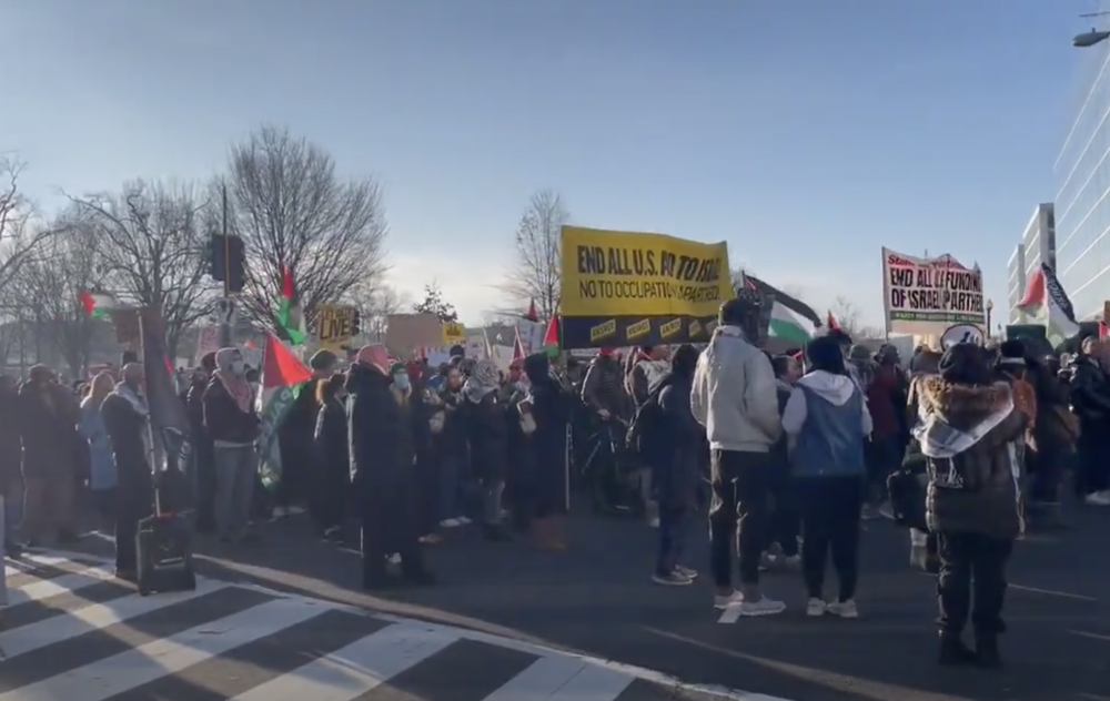 WATCH: Pro-Palestinian Protesters Block DC Streets, Chant for 'Intifada'