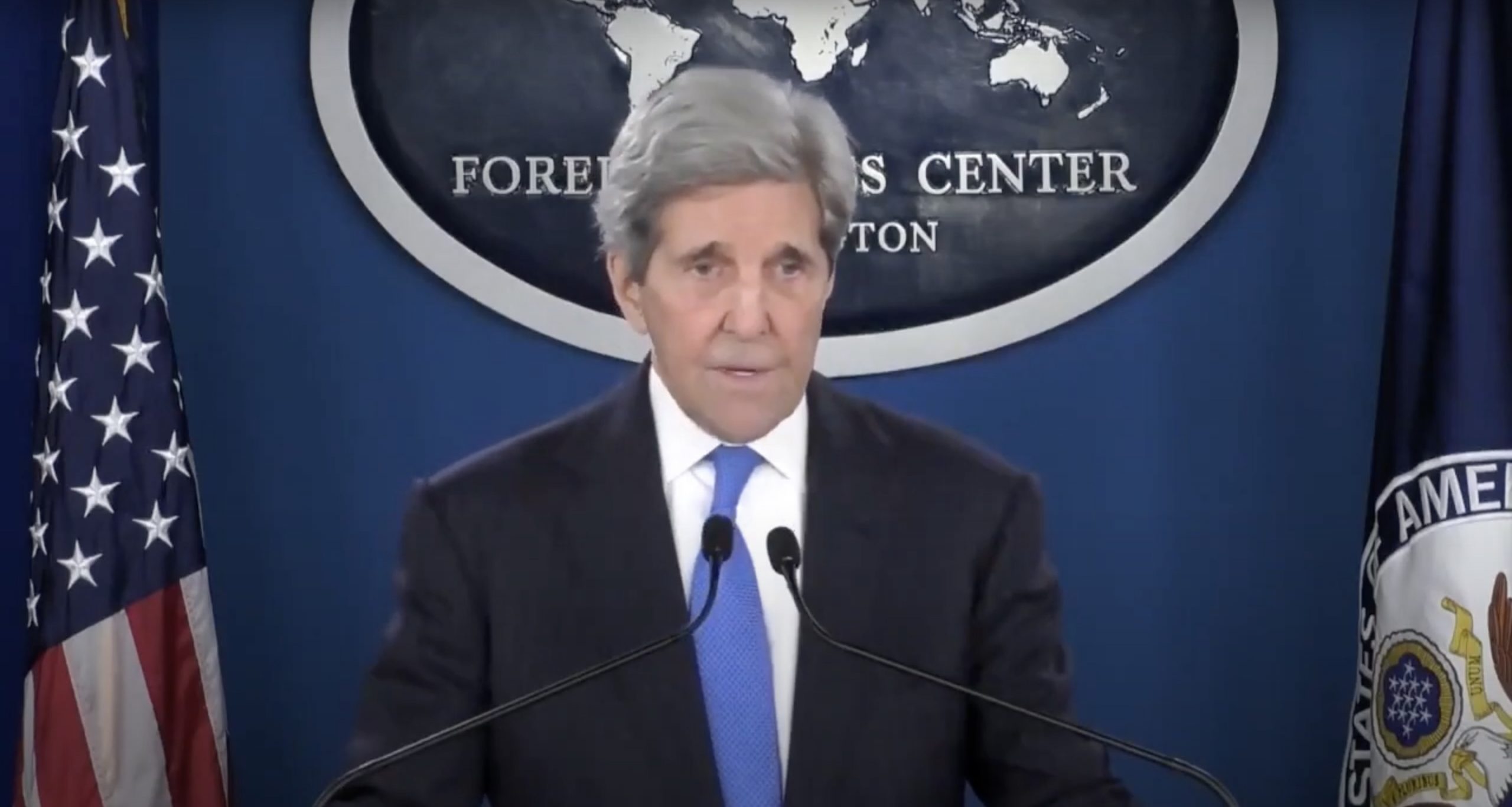 WATCH: John Kerry Says People Would ‘Feel Better’ About Ukraine Invasion if Russia Reduced Emissions