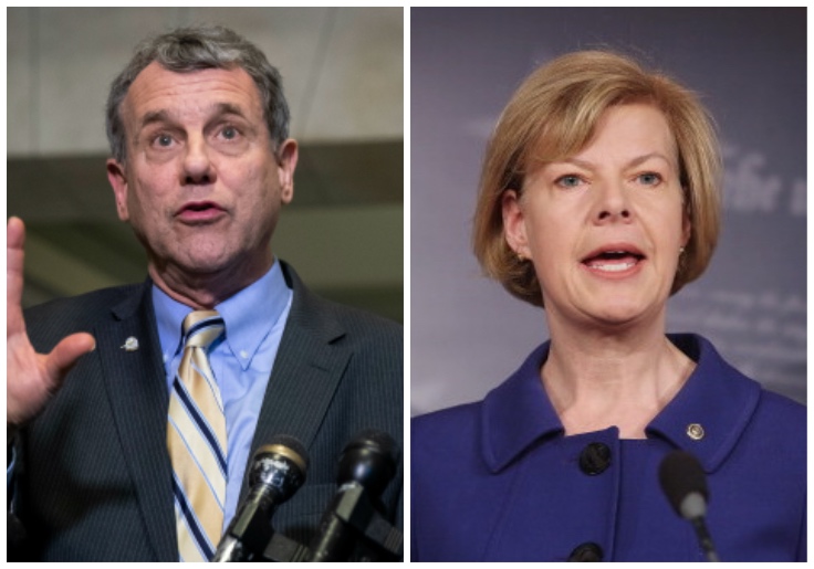 Embattled Dem Senators Call on Biden to Recognize Palestinian State