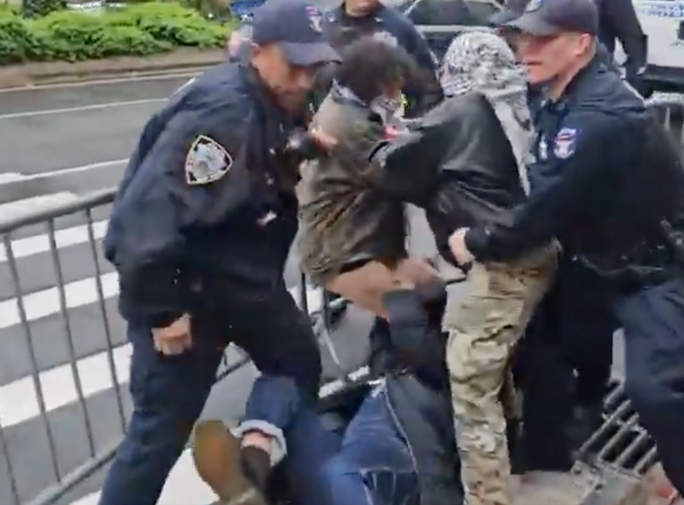Columbia Suspends, Arrests Anti-Israel Student Protesters