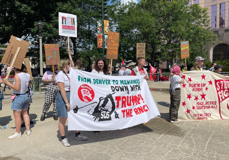 In Milwaukee, Anti-Israel Protesters Preview DNC Unrest: 'Matter of Life and Death'