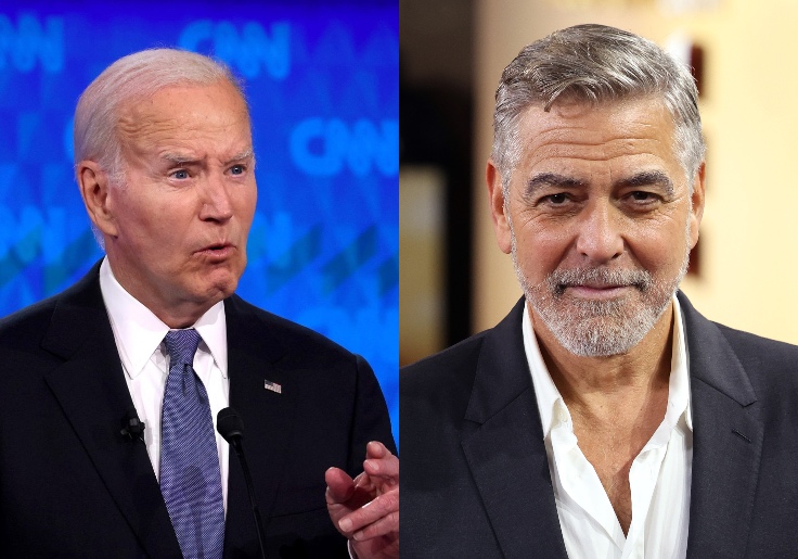Now He Tells Us: Weeks After Hosting Multimillion-Dollar Biden Fundraiser, George Clooney Calls for Him To Drop Out of Race