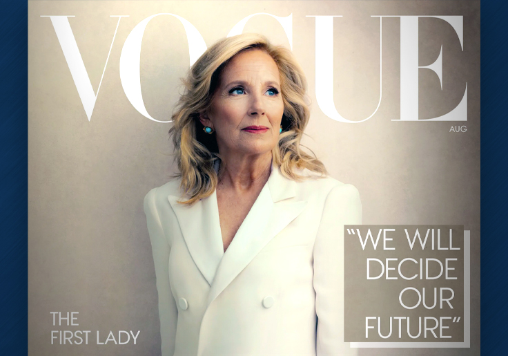 SLAY QUEEN: Vogue Cover Girl Jill Biden Says $1500 Cashmere Dresses Are Her 'Go-To Clothes'
