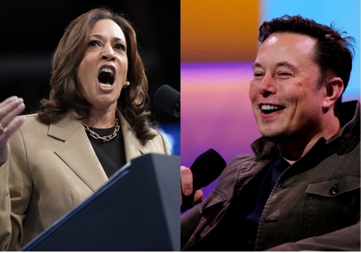 Harris Says Musk ‘Trying to Control Democracy’ with Trump Interview While Dodging Interviews Herself