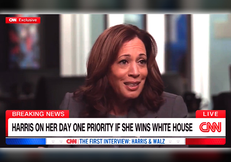Kamala Harris Goes Off Script