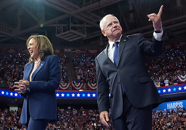Avoiding Interviews, Harris Sits Down With Running Mate To Talk ‘Tacos’