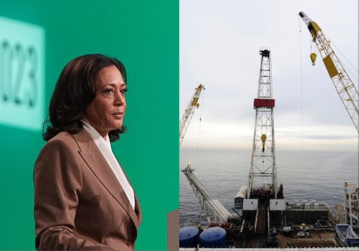 Kamala Harris Says She's Supported Increased Drilling as VP. Her Admin's Own Data Show Leasing Is at Record Lows.