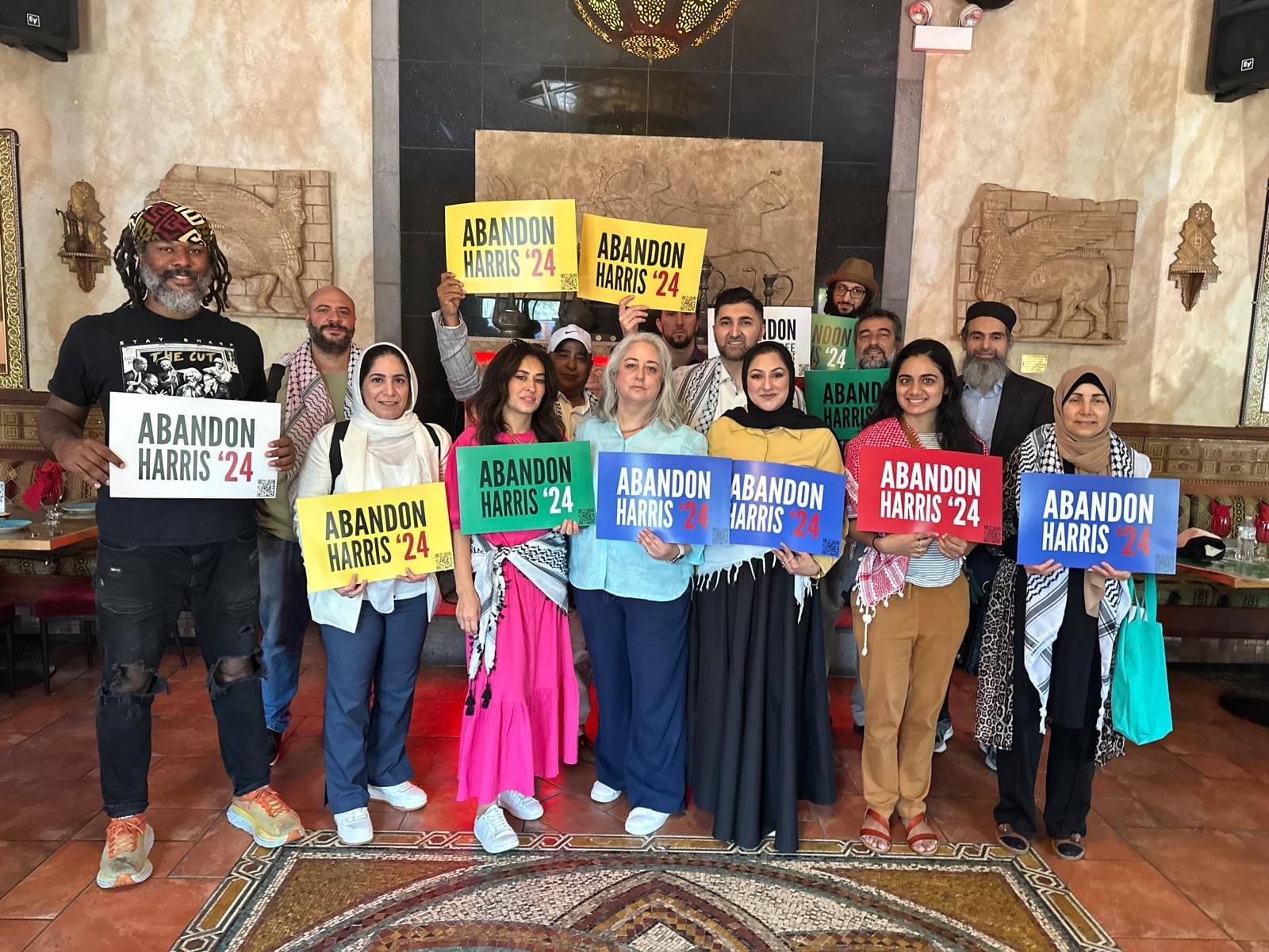 Anti-Israel Group 'Abandon Harris' Expands into Battlegrounds Wisconsin and Georgia 'To Ensure Kamala Harris Loses the Swing States'
