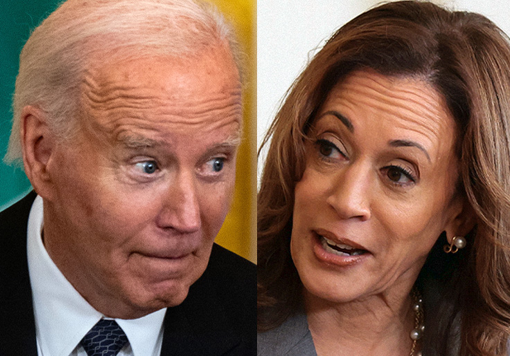 Joe Biden's 'Senile Grandfather' Routine Shocked Democratic Donors in June 2023. Kamala Harris Never Noticed.