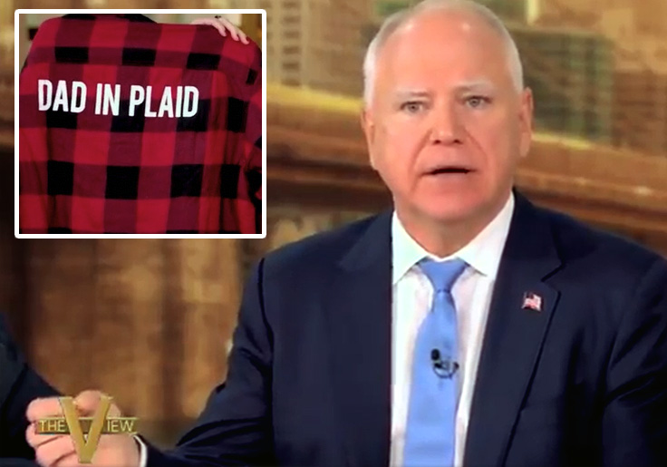 WATCH: Tim Walz Targets 'Male' Voters in Gabfest with Liberal Ladies of 'The View'