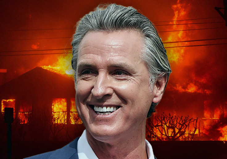 WATCH: Journalists Echo Gavin Newsom's 'Misinformation' Talking Points on California Wildfires