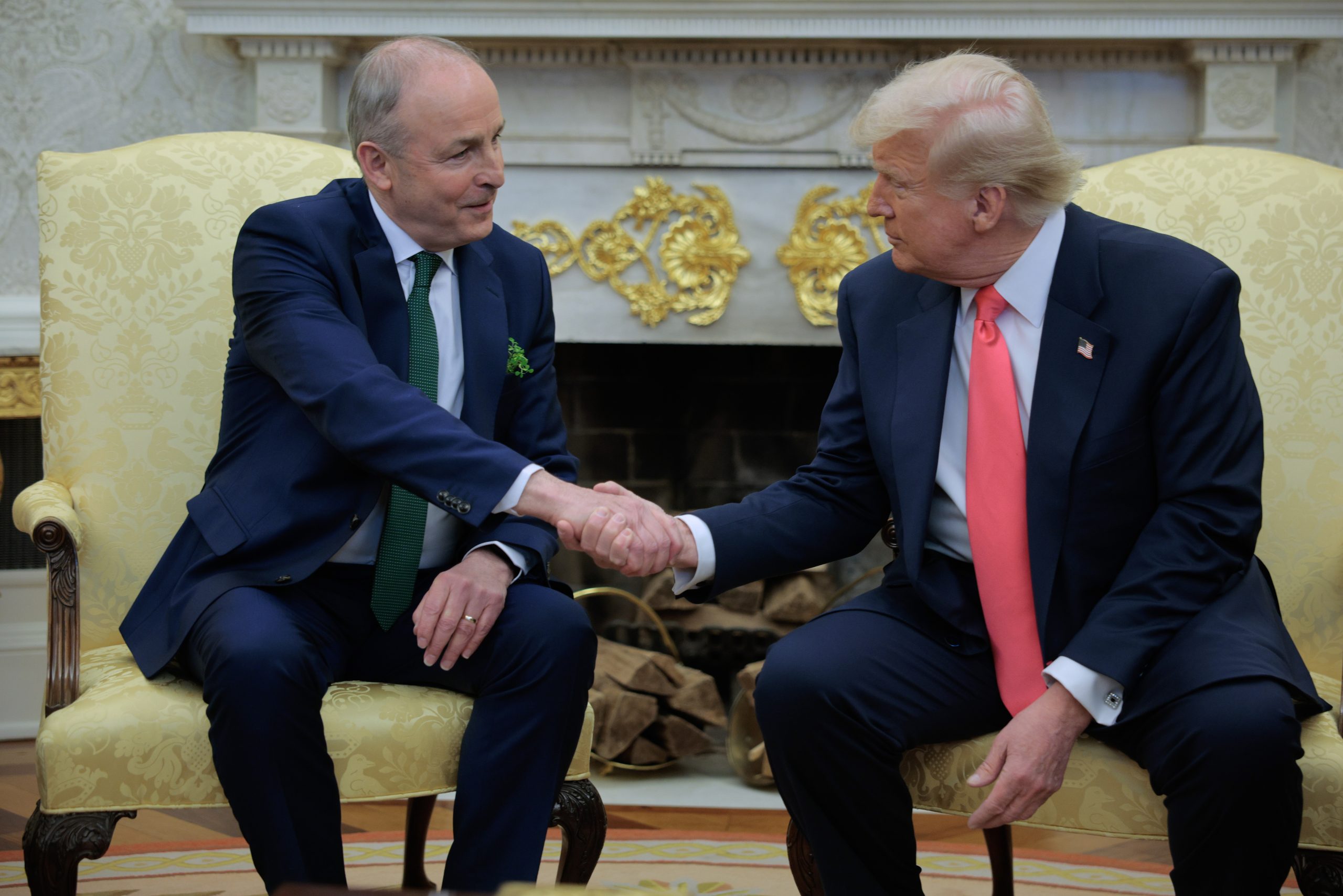 Fighting Irish: Trump, With Ireland’s Leader in Tow, Takes Aim at EU, Russia, and the Education Department
