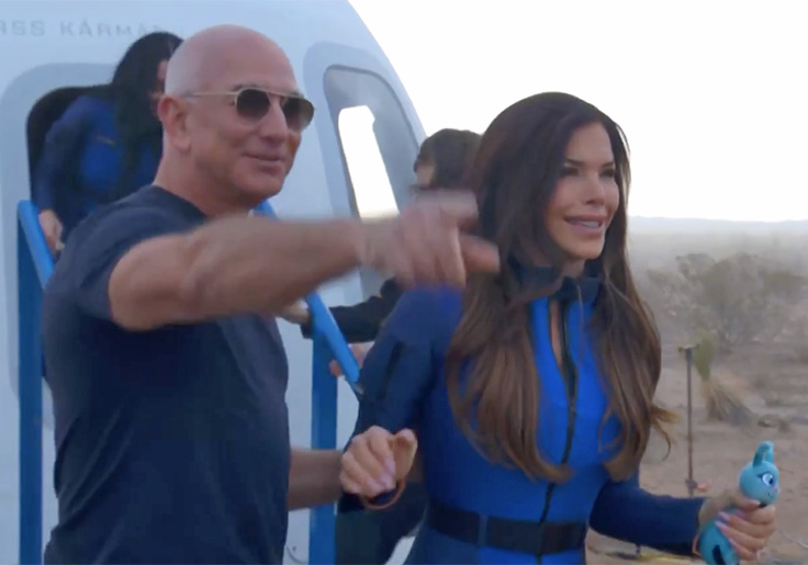 Holding Space: Women Rejoice as Bezos Gal Pal, Others Make History