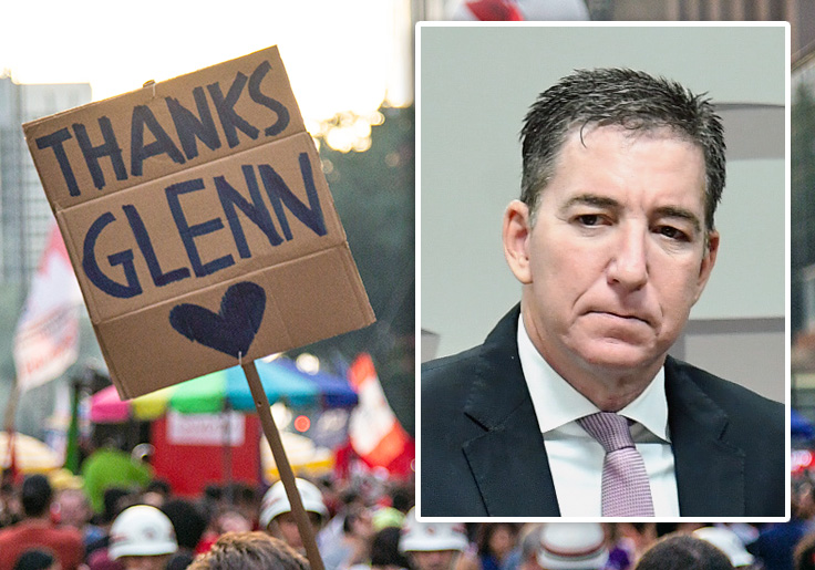Anti-Semites, Groveling Simps, and ‘Lying Grifters’ Rush to Glenn Greenwald’s Defense Amid Foot-Worship Controversy