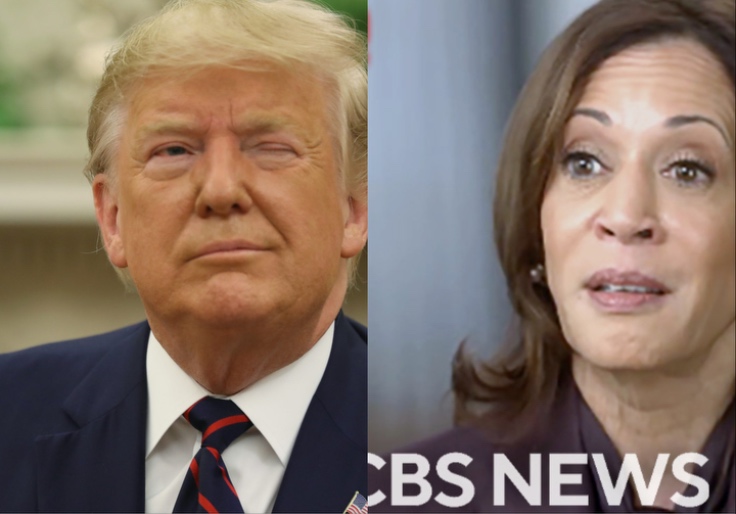 Trump, CBS Parent Company Are 'Nearing a Settlement' in Lawsuit Over Kamala Harris Interview: Report