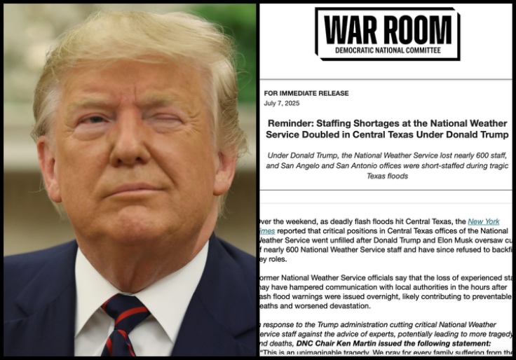 DNC Rehashes Debunked Claim Blaming Trump Cuts for Texas Flood Deaths