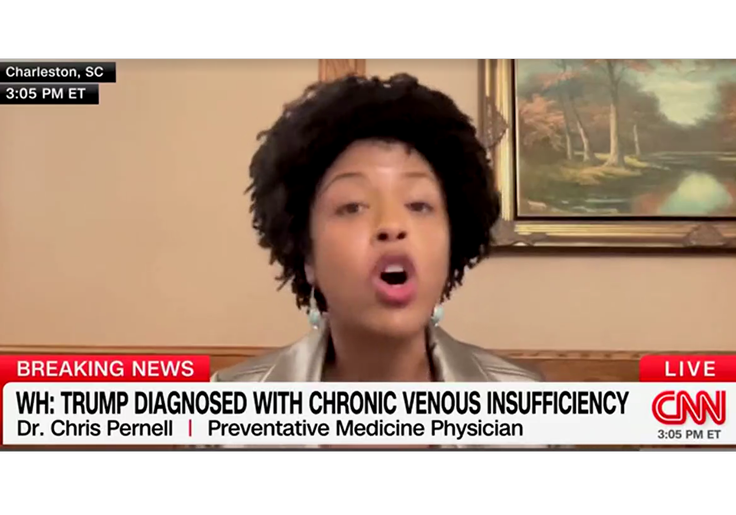 CNN Doctor Who Raised Alarms Over Trump Diagnosis Is an NAACP 'Health Equity' Director, Not a Practicing Physician