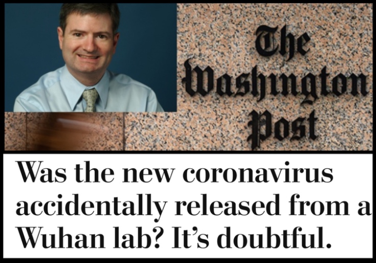 Ex-WaPo 'Fact-Checker' Glenn Kessler Admits He Was 'Completely Wrong' To Dismiss COVID Lab Leak Theory