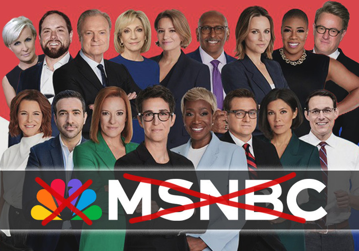 Embarrassment for MSNBC as It’s Forced To Drop Prestigious ‘NBC’ From Name in Favor of Widely Mocked ‘My Source News Opinion World’