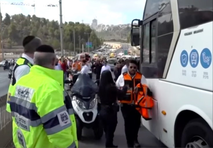 Palestinian Terrorists From West Bank Open Fire at Jerusalem Bus Station, Killing At Least 6 and Injuring 20