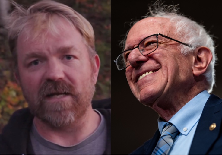 Standing by His Man: Bernie Won't Drop Endorsement of Maine Senate Candidate With Nazi Tattoo