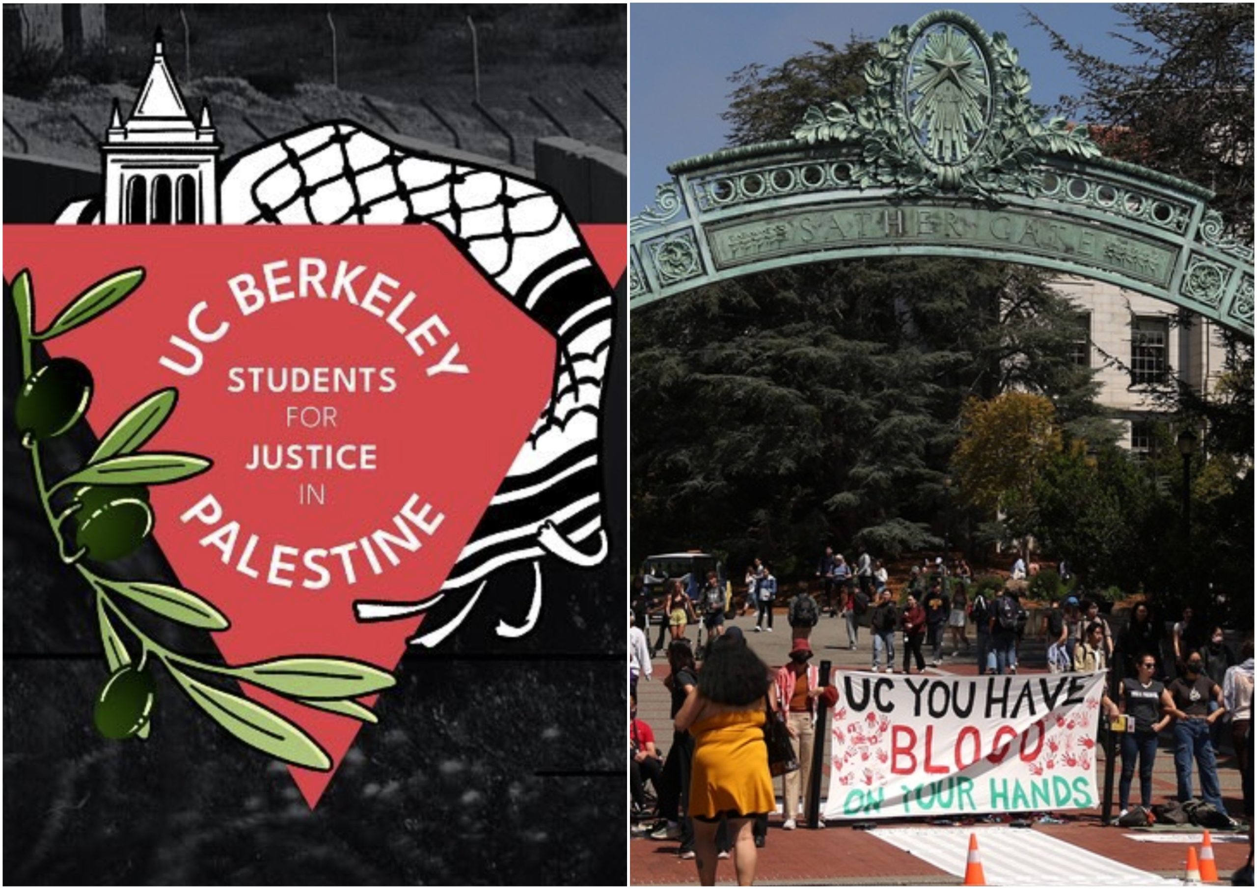UC Berkeley Allows SJP Chapter To Display Symbol Hamas Uses To Mark Israeli Targets