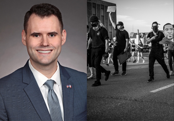 Iowa Senate Hopeful Zach Wahls Promoted Anti-Police Bail Fund That Helped Free Career Criminal Who Tried Burning Down Courthouse