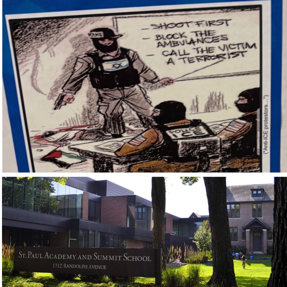 An Elite St. Paul Private School Displayed an Antisemitic Poster to Middle Schoolers—Latest in a Series of Controversies to Roil School With ‘Best Academic Curriculum in Minnesota’