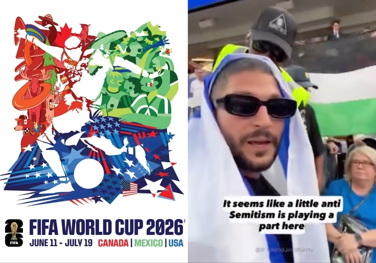 Israeli Soccer Fan Threatens to Sue <strong>FIFA</strong> Over Seized Flag at World Cup Match