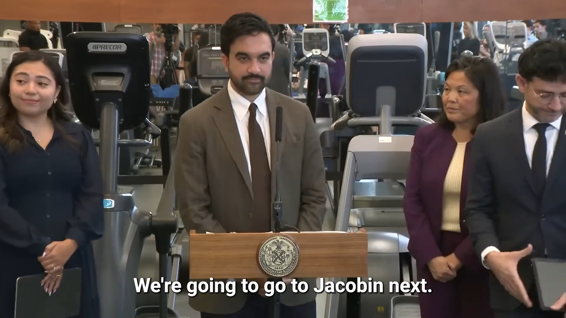 ‘We’re Going To Go To the Jacobin Next’: Mamdani Handpicks Left-Wing Media for Questions